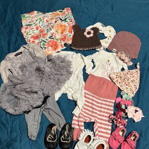 Baby Girl clothes Olivia rose, rae dunn, robeez